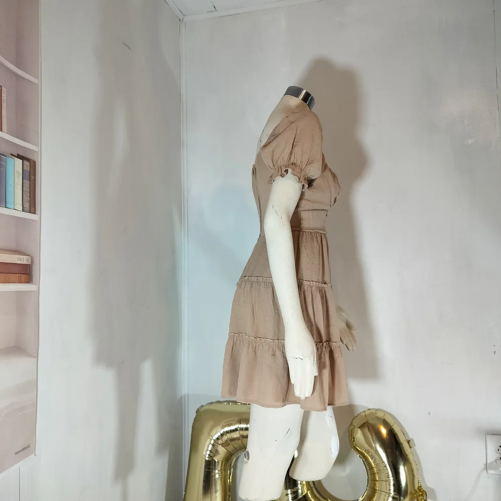 Trixxi Tan Midi Dress - Picture 3 of 7